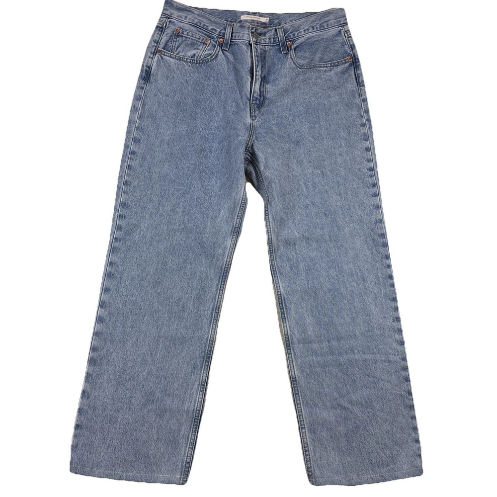 Levi's Low Pro Straight Faded Blue Denim Jeans Women's‎ Size 31 Baggy